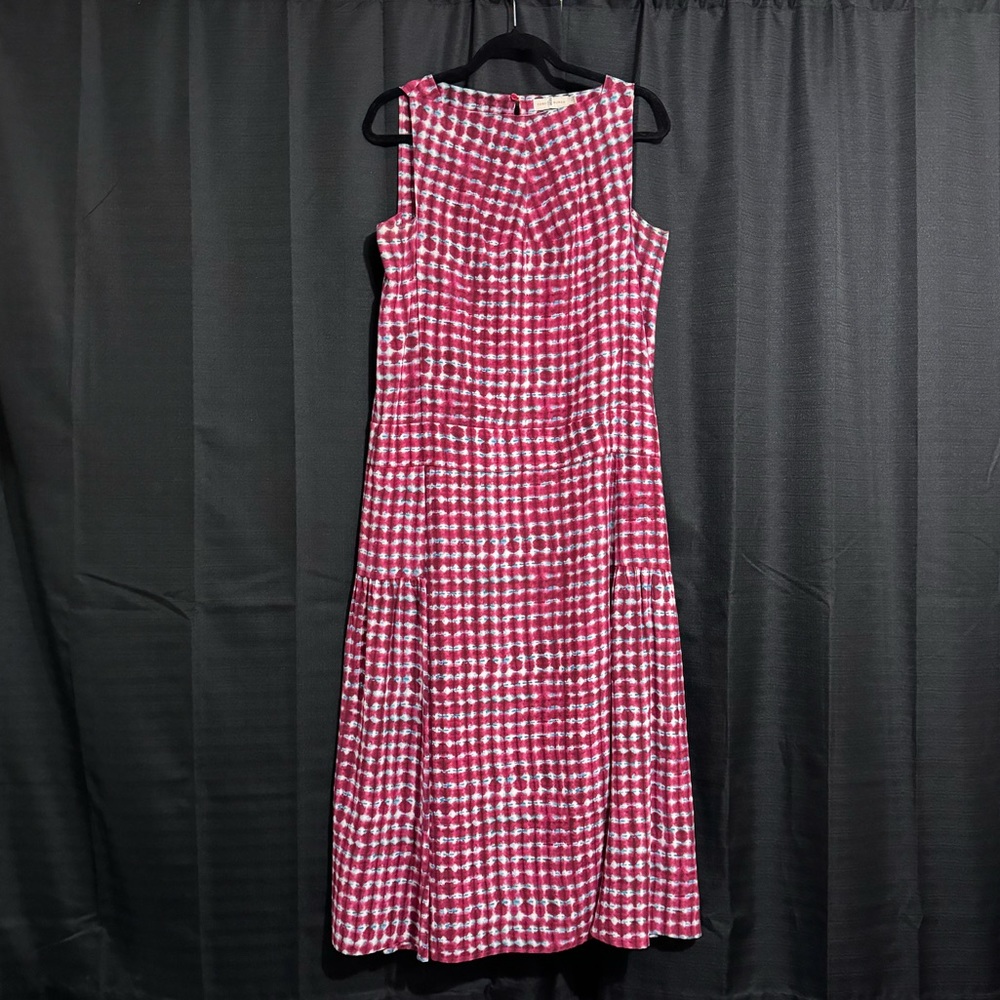 Tory Burch Silk Sonda Tea Length Runway Dress